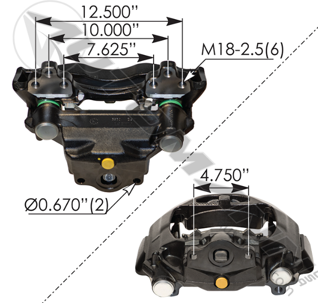 MAXX22T Air Disc Caliper LH 158.197322TL