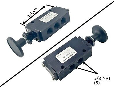 Push Pull Valve 4 Way 170.V24204