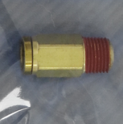 Brass PLC Connector 1/4 Tube X 1/8 NPT PL1368-4A NP6842