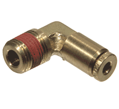 Brass PLC Connector Elbow 1/8 Tube X 1/8 NPT 177.13B692A