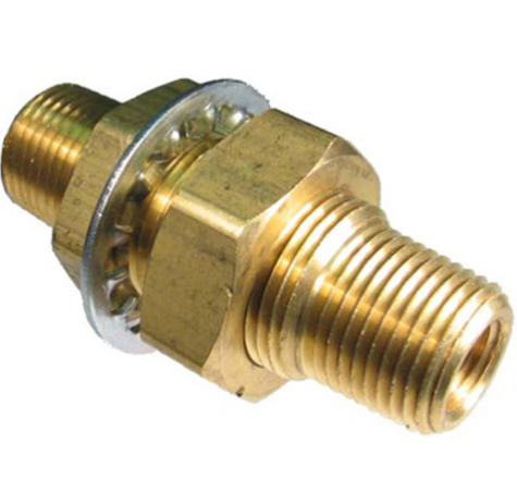 1/2 Male X 1/4 Female Bulkhead Frame Fitting 2-5/32 Long 177.9196BHBD69