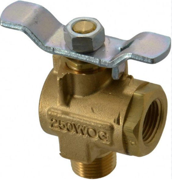 1/2" Male To 1/2" Female Ball Valve 177.425DD