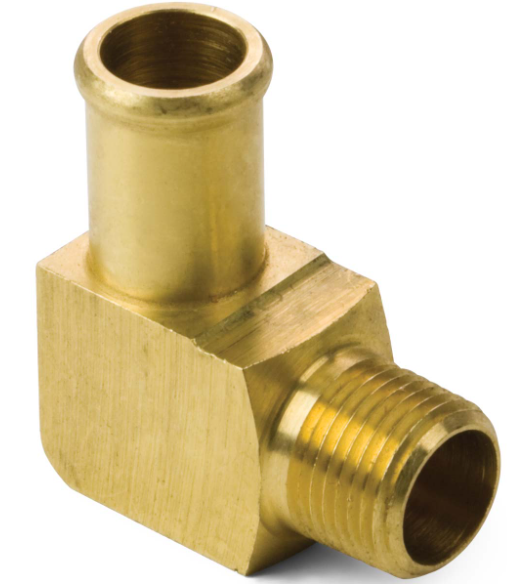 Bead Fitting 1/2" Hose X 1/2" NPT 90 Degree 177.8838D