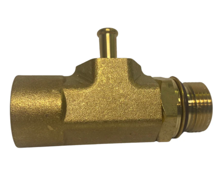 Tee Fitting M27X2.0 Female X 3/8 Hose X M27X2.0 177.8846M27