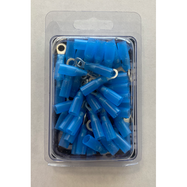 Heat Shrink Ring Terminal #10 16 To 14 Gauge 50 Pack 178.5108HS-50