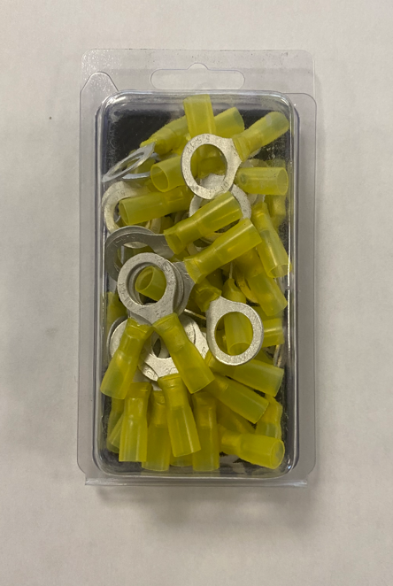 Heat Shrink Ring Terminal 1/2" 12 To 10 Gauge 50 Pack 178.5120HS-50