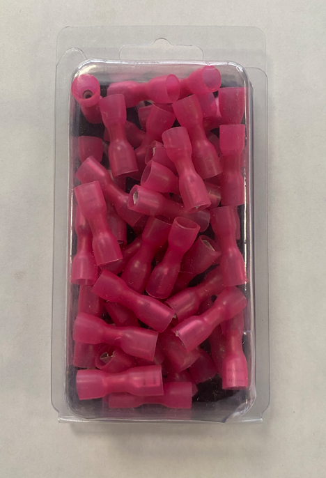Heat Shrink Female Slide Connector 1/4" 50 Pack 178.5401HS-50