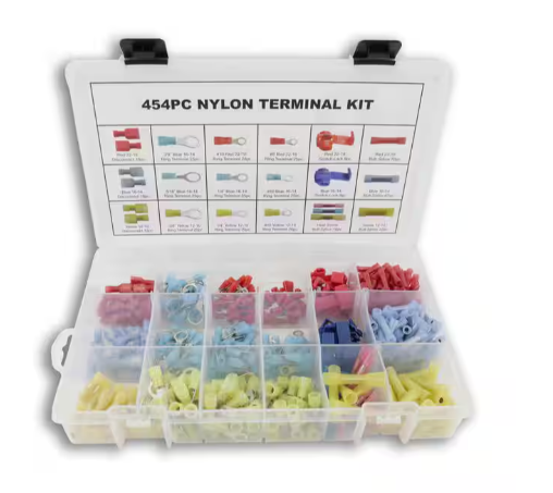 Electrical Terminal 454 Piece Kit 178.EK454AT