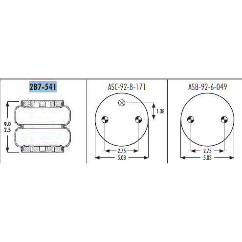 Goodyear 2B7-541 Air Bag