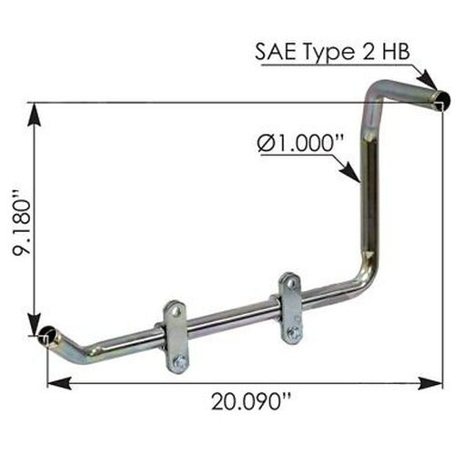 Freightliner Heater Return Pipe 561.46122
