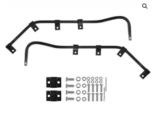 Mud Flap Hanger Kit Angled 9" Offset 562.318