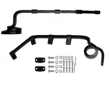 Mud Flap Hanger Kit Angled 7" Offset 562.325HD