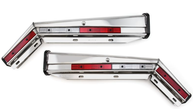 Mud Flap Brackets Spring Loaded 1-1/8" Or 2-1/2" Spacing 562.429SS201SFS