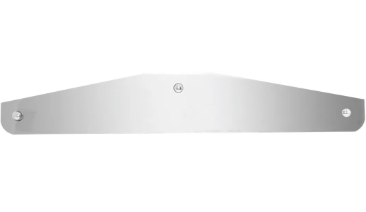 Mud Flap Bottom Plate Pair Chrome Welded Stud 562.701-2BP