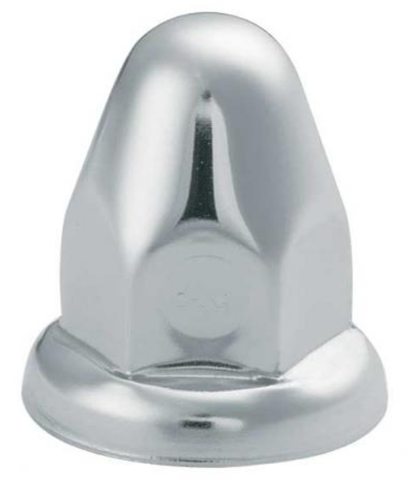 Chrome Steel Lug Nut Cover 33MM Push On 562.A4002C