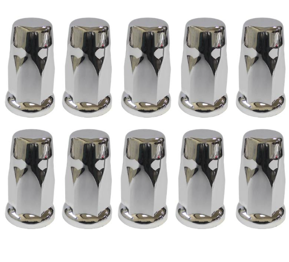 33MM Chrome Plastic Push On Lug Cover 10 Pack 562.A4025CP-BX10