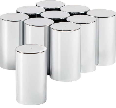 M22 X 1.5 Chrome Plastic Thread On Cylinder Lug Cover 10 Pack 562.A4050CP-BX10