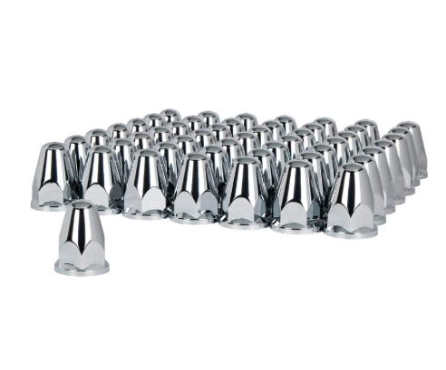 33MM Chrome Plastic Push On Lug Cover 60 Pack 562.A4060CP