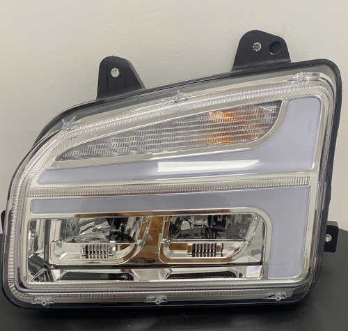 Kenworth T880 LH LED Headlamp Chrome 564.59125LC Kenworth T880 LH LED Headlamp Chrome 564.59125LC