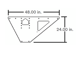 Hyundai Landing Gear Bracket RH 568.WP087