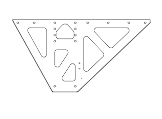 Wabash Wing Type Mounting Bracket Curbside 568.WP084