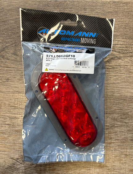 Red LED STT Lamp With Flange 571.LD66RGF10