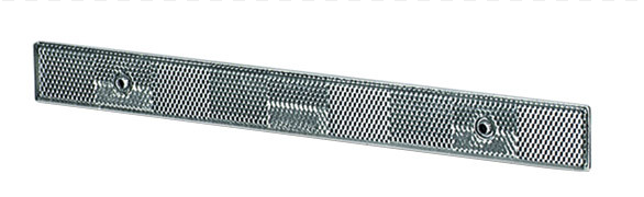 White Reflector 1-3/32 X 12 With Adhesive Back 571.RF2X12QMW