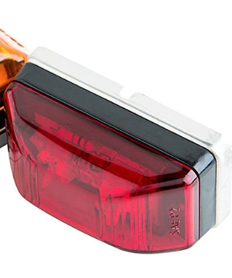 Red LED Stud Mount Marker Light 1 X 2-1/2 571.LD15R3-STUD