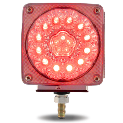 LED Clear Lens Square Fender Mount Lamp 571.LD28CAR38R