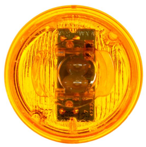 Amber LED 2" Round Marker Lamp 2 Diode 571.LD303A2