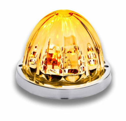 LED Watermelon Cab Light Amber Clear Lens 571.LD323GEMCA