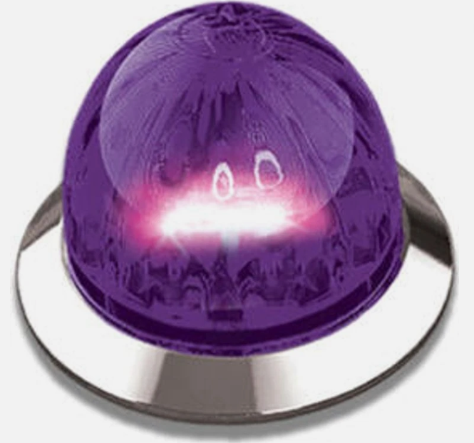 Purple LED 3/4" Clear Lens Watermelon Light 571.LD323MINIGEMCP