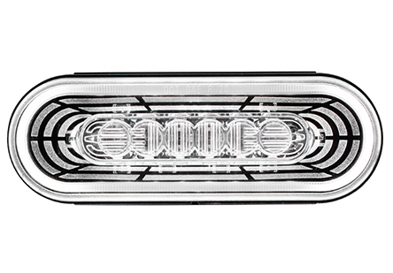 Clear LED Oval Lamp Multi-Halo 571.LD61W13