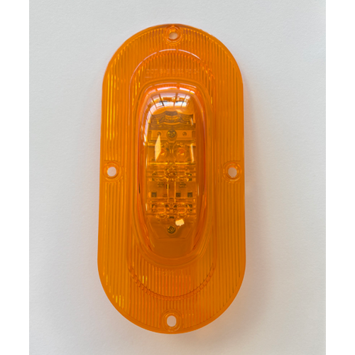 Amber LED Oval Midship Turn Signal Weathertight Connector 571.LD663A9-1