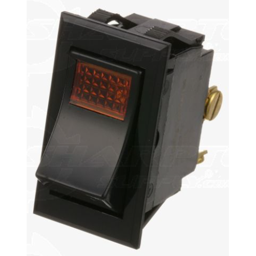 Illuminated On-Off Rocker Switch 4 Screw 577.3059