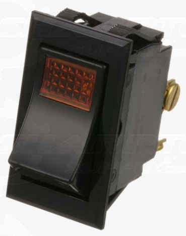 Illuminated On-Off Rocker Switch 4 Screw 577.3059