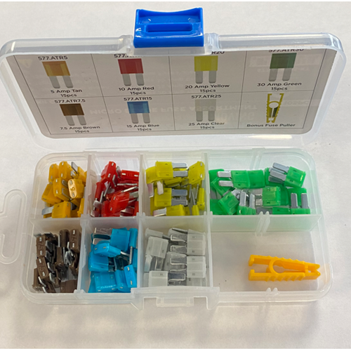 105 Piece Micro Blade Fuse Assortment 577.ATR105-KT