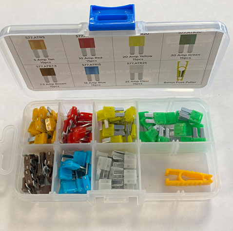 105 Piece Micro Blade Fuse Assortment 577.ATR105-KT