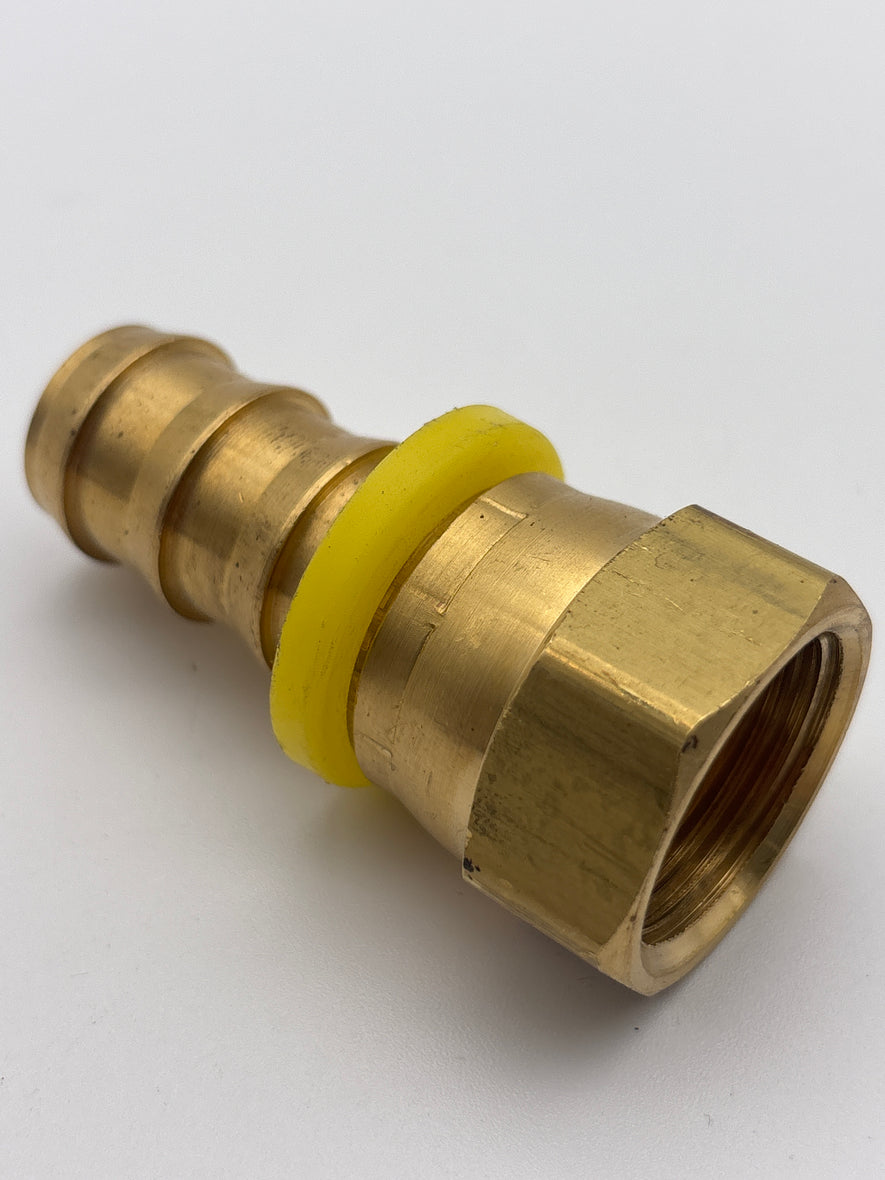 Female JIC Swivel Push Lock Fitting 3/4 Barb X 3/4 JIC 738-1212 177.8631212