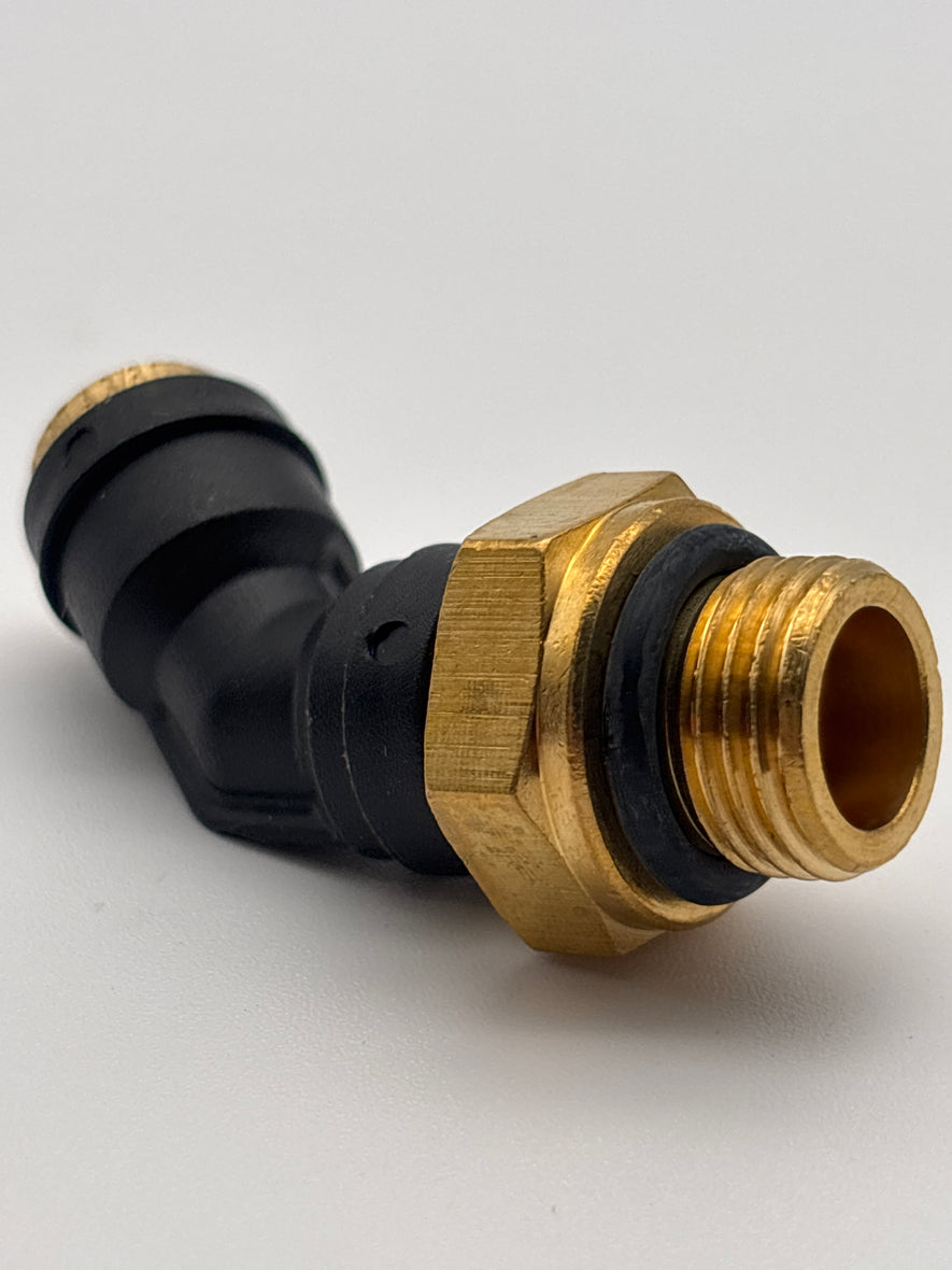 45 Degree Elbow 3/8 Tube To M16 X 1.5 177.12C746M16