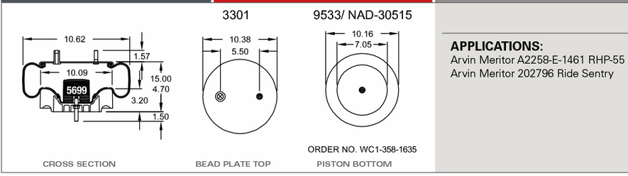8617 Air Bag AB1DK28C-8617