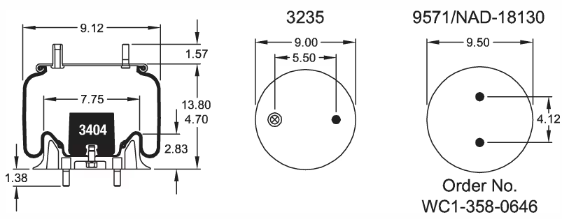 9378 Air Bag AB1DK20D-9378