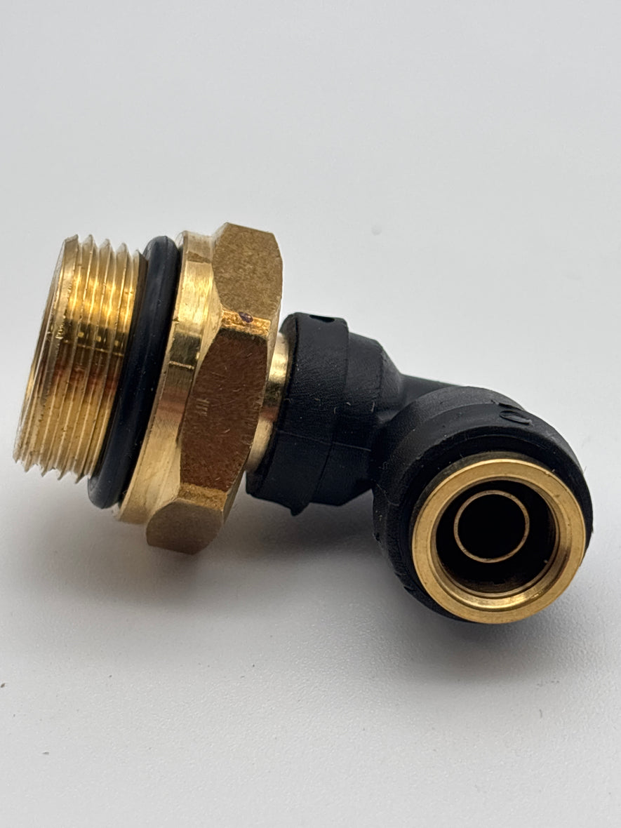 PTC Male Elbow 3/8 Tube X M22 X 1.5 177.12C696M22