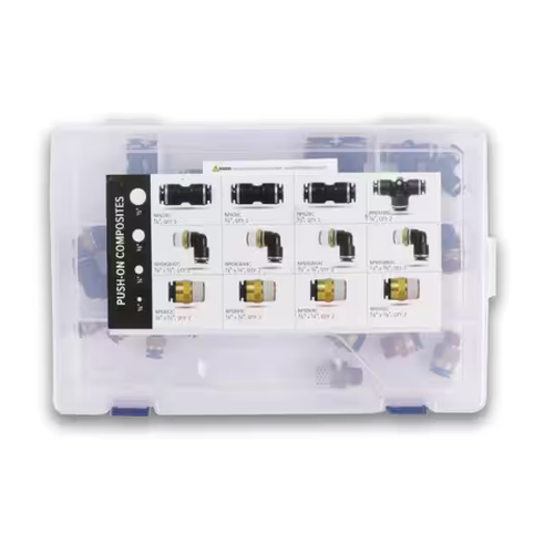24 Piece DOT PLC Fitting Kit COMPOSITEQRK100