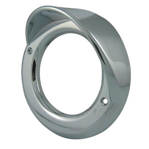 2.5" Lamp Chrome Bezel With Visor 562.BZ10VC