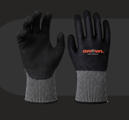 Claw Guard Sandy Nitrile Dipped Work Gloves XL GR-010326