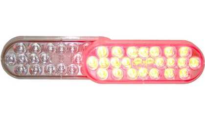 Red LED Oval Clear Lens Lamp 571.LD60CR24