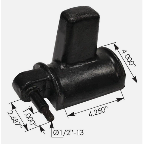 Peterbilt U-Bolt Top Plate RH 1/2-13 MPB75002