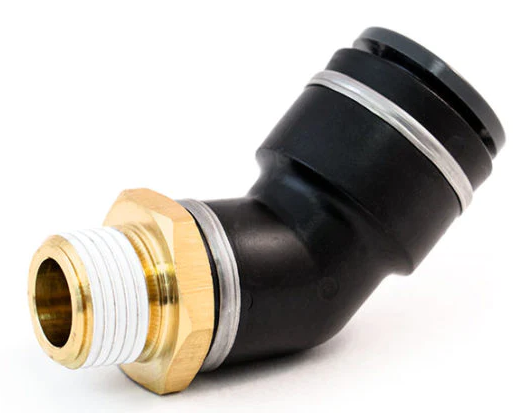 PTC 45 Elbow 3/8 Tube X 1/8 NPT QL1374-6A 177.12C746A