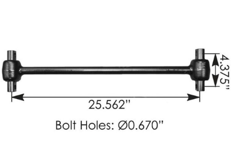 Peterbilt Torque Rod 25.562" TMR553